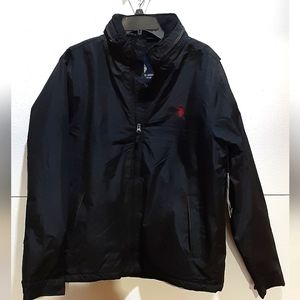 Mens Black Polo Coat